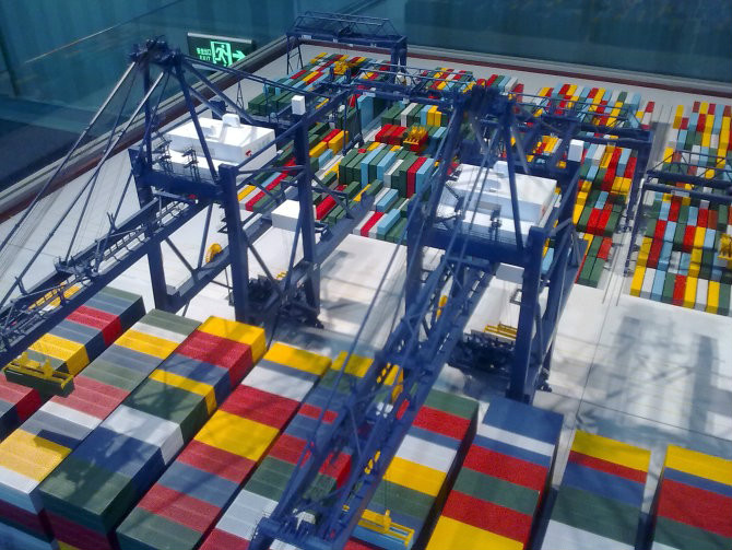 永新县港口集装箱堆场